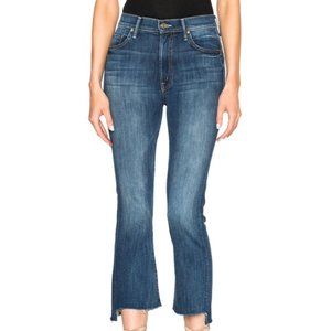 MOTHER Insider Crop Step Fray Jeans